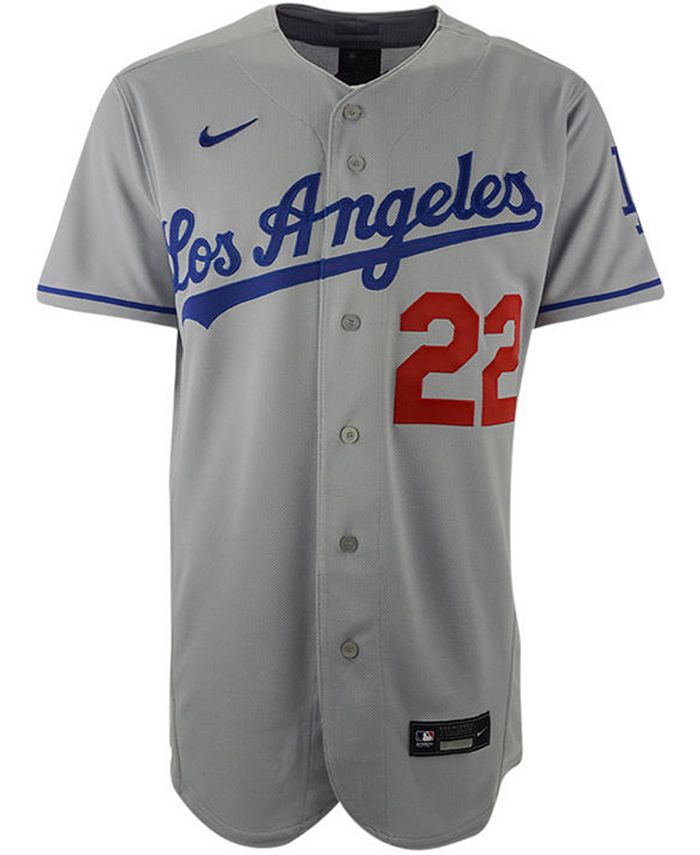 Men's Nike Clayton Kershaw Heather Gray Los Angeles Dodgers Name & Number T-Shirt Size: Small