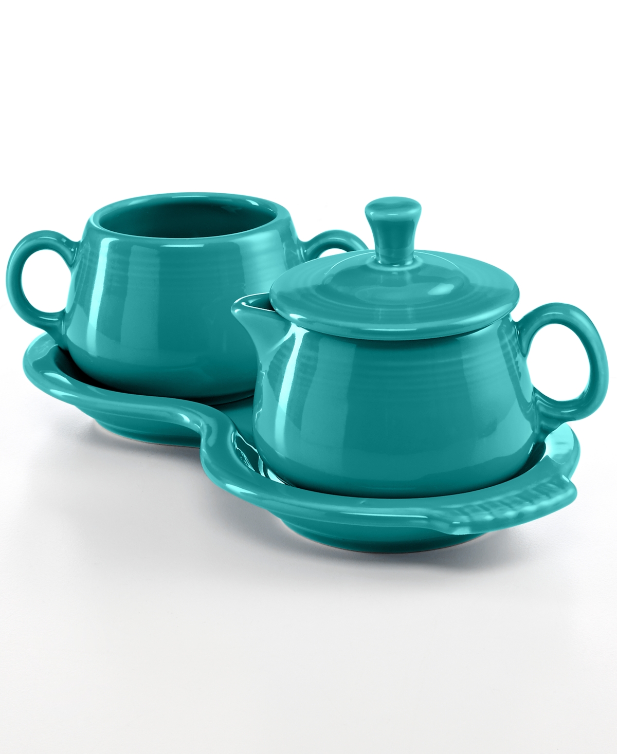 Fiesta 4 Pc. Sugar Bowl and Creamer Set with Tray
