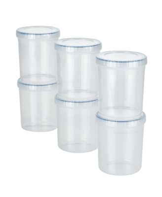 Lock n Lock - Easy Essentials Twist 34-Ounce Food Storage Container, Set of 6
