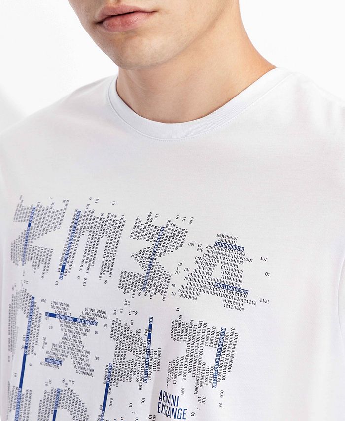 A|X Armani Exchange Men's Digital Logo T-shirt - Macy's