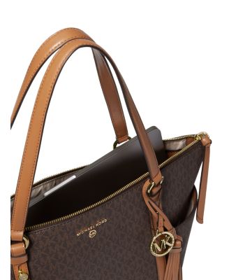 michael kors nomad large logo tote bag