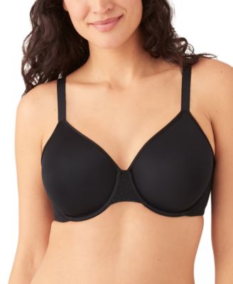 Exclare Women's Front Closure Full Coverage Wirefree Posture Back Everyday  Bra(38G, Black)