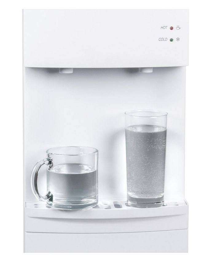 Igloo IWCTL352CHWH Hot & Cold Top Loading Water Dispenser, White Macy's