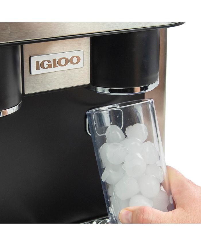 Igloo ICEBDS33SS 33Pound Dual Dispensing Ice Maker & Crusher Macy's