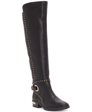 UPC 192151345298 product image for Vince Camuto Women's Poppidal Stretch Riding Boots Women's Shoes | upcitemdb.com