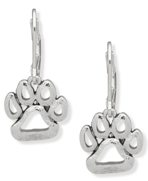 image of Pet Friends Jewelry Open Paw Drop Earring
