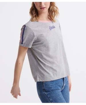 image of Superdry Women-s Vintage Logo Micro Boxy T-Shirt