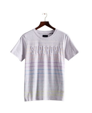 image of Superdry Women-s Rainbow Stripe T-shirt
