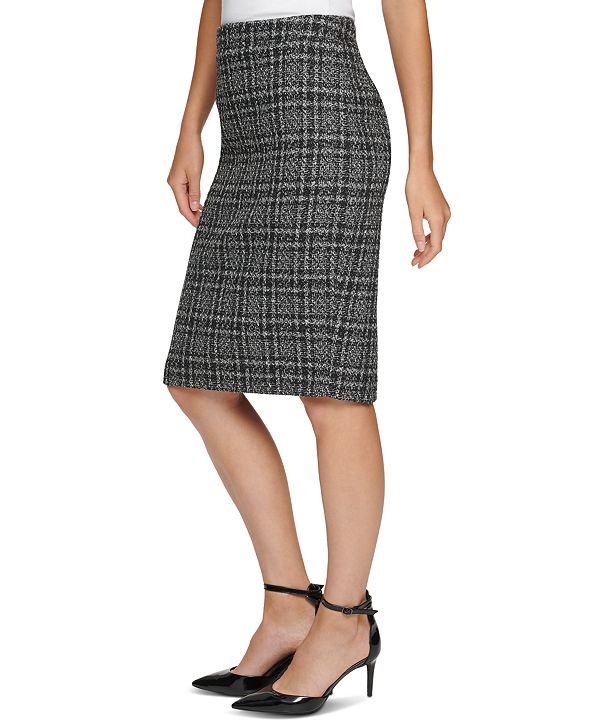 DKNY Tweed Pencil Skirt & Reviews - Skirts - Women - Macy's