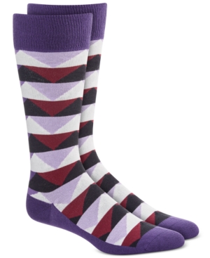 Alfani Men's Abstract Triangle Socks Created for Macy's