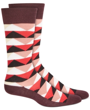 Alfani Men's Abstract Triangle Socks Created for Macy's