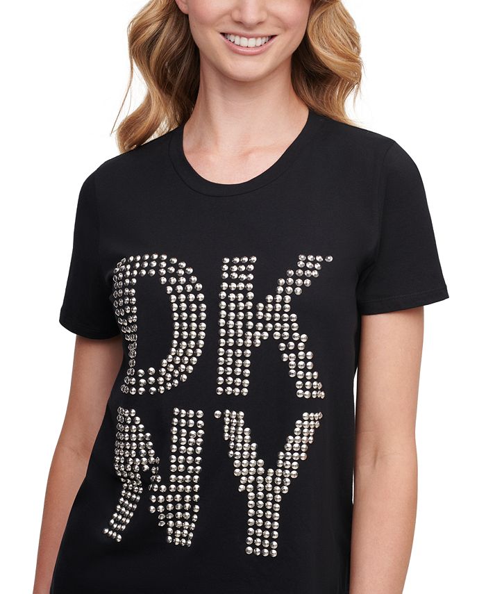 DKNY Embellished Logo TShirt Macy's