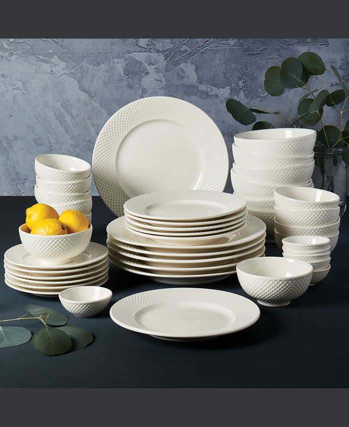 Tabletops Unlimited Inspiration by Denmark Amelia 42PC. Dinnerware Set