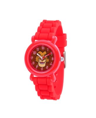 ewatchfactory - Disney Lion King Simba Boys' Red Plastic Watch 32mm