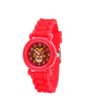 Ewatchfactory Kids' Disney Lion King Simba Boys' Red Plastic Watch 32mm