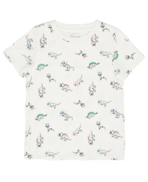 image of Epic Threads Little Boys Short Sleeve Dino Print T-Shirt, Created For Macy-s