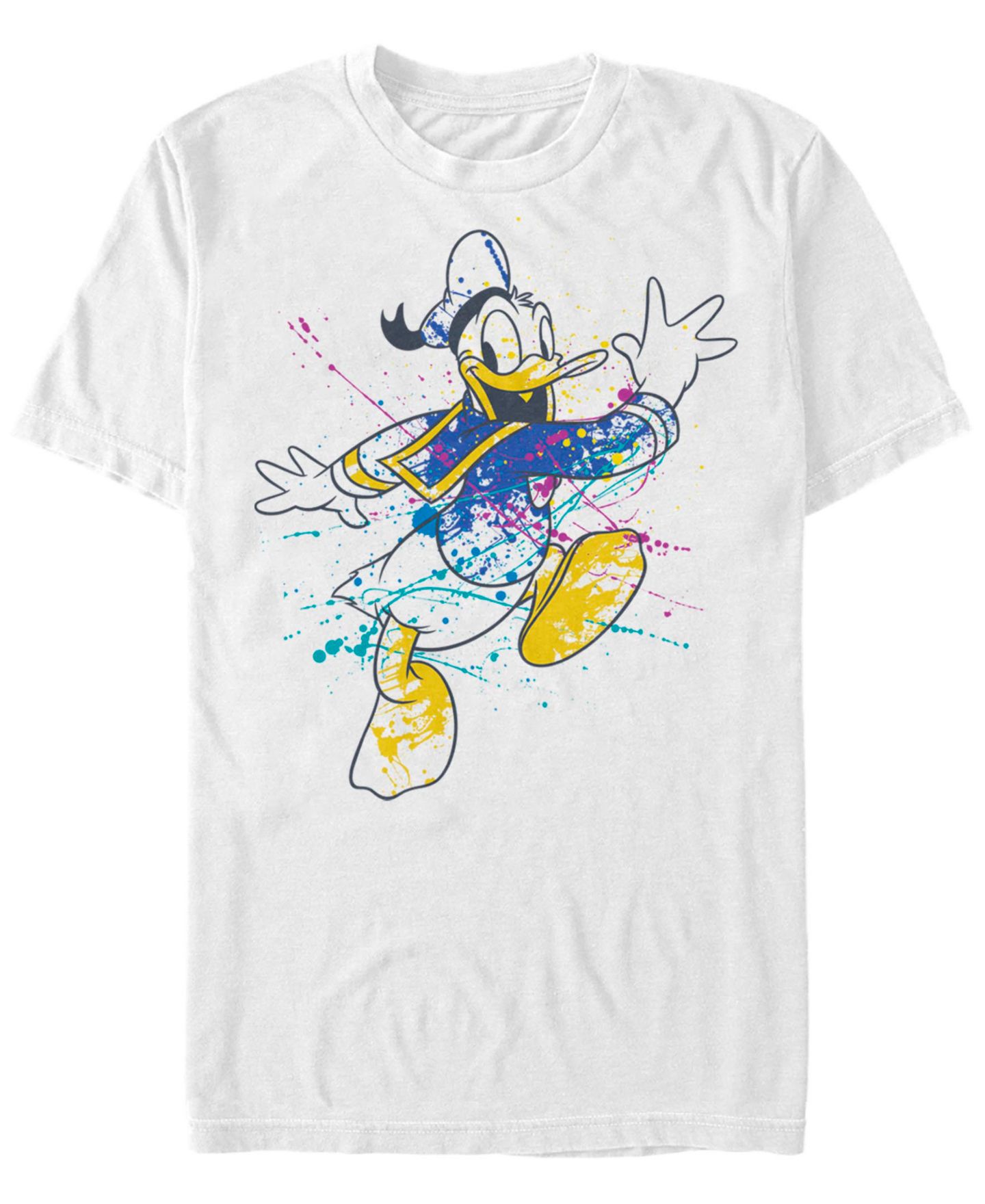 Мужская футболка Fifth Sun Splatter Donald Short Sleeve, цвет: Белый — фото 1