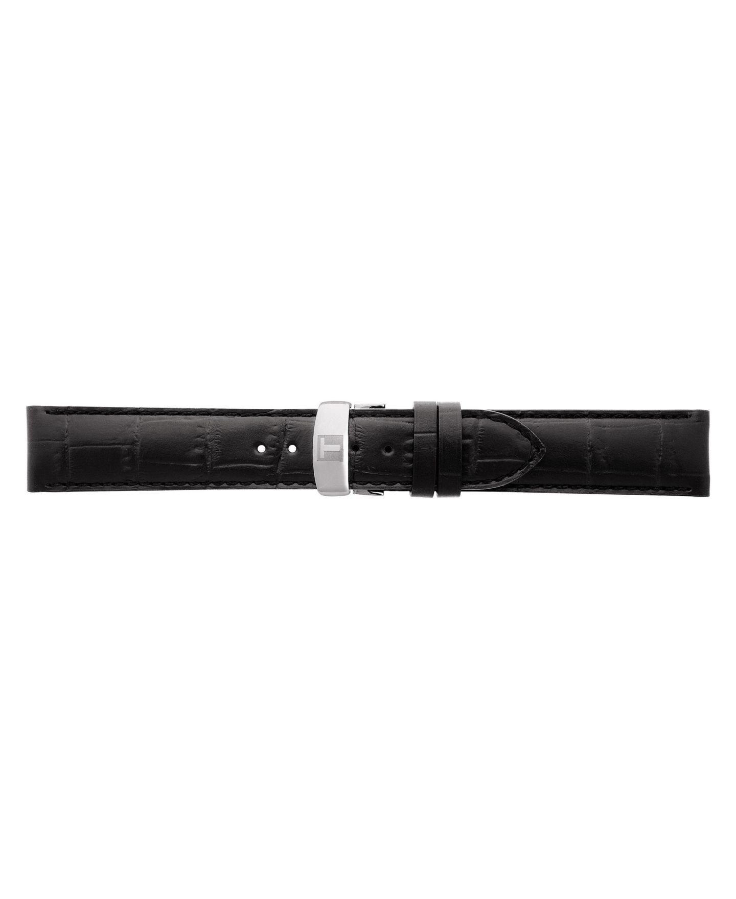 Мужские часы Tissot Swiss Automatic T-Classic Le Locle Powermatic 80 Black Leather Strap Watch 39.3mm — фото 6