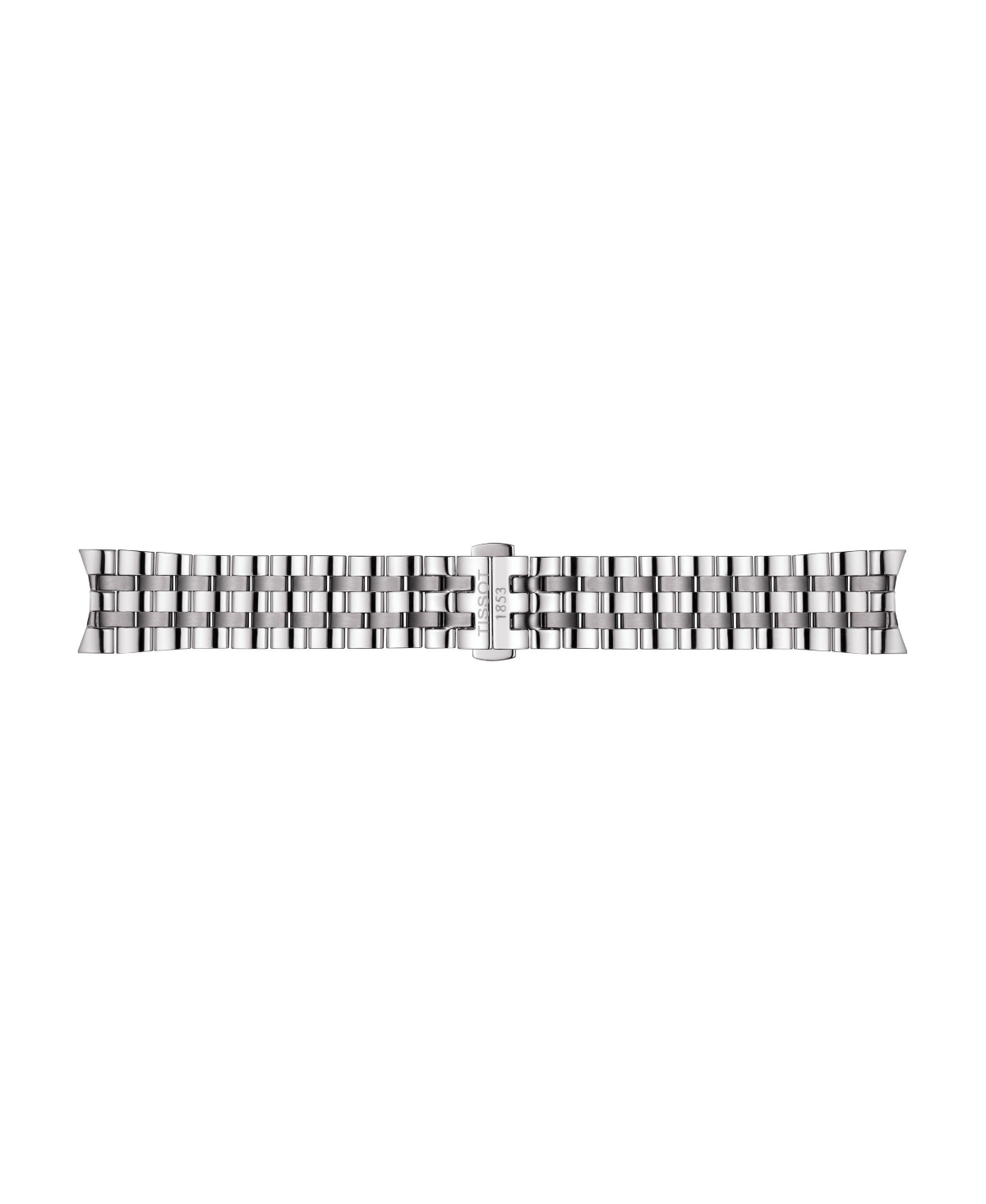 Shop Tissot Men's Swiss Carson Premium Stainless Steel Bracelet Watch 40mm In Silver