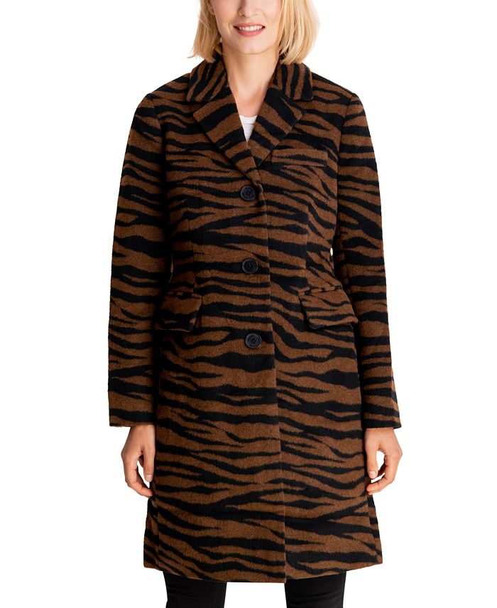 michael kors zebra coat