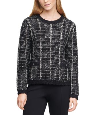 Calvin Klein - Textured Button Detail Sweater