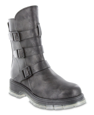 image of Mia Women-s Seth Lug Sole Combat Boots Women-s Shoes