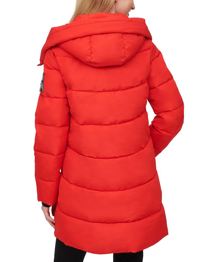 Calvin Klein Petite Hooded Puffer Coat & Reviews - Coats - Petites - Macy's