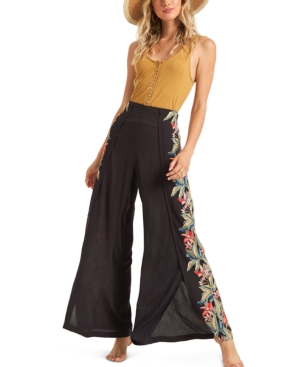 image of Billabong Juniors- Split Spirit Printed Wrap Pants