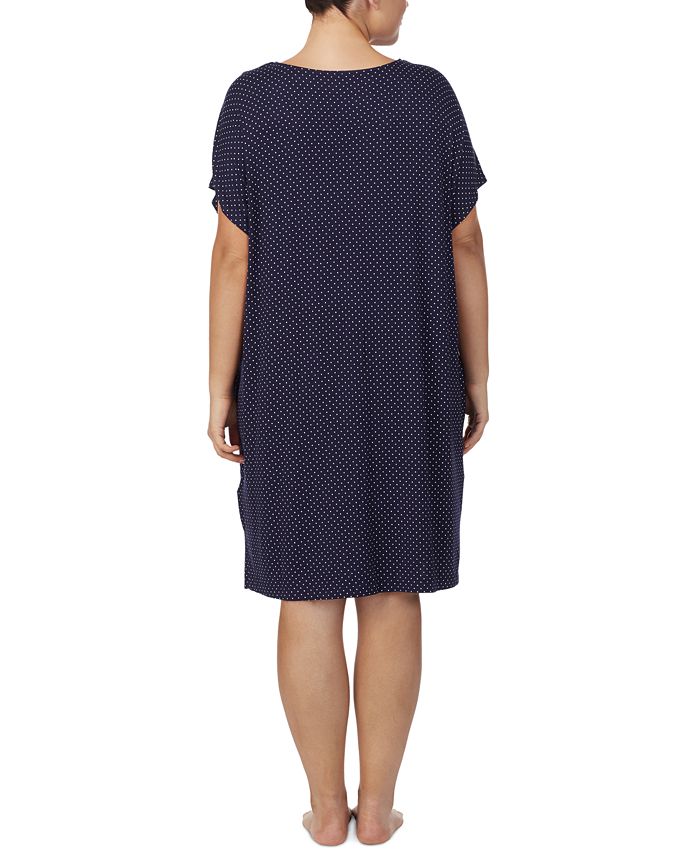 Lauren Ralph Lauren Plus Size Printed Short Nightgown - Macy's