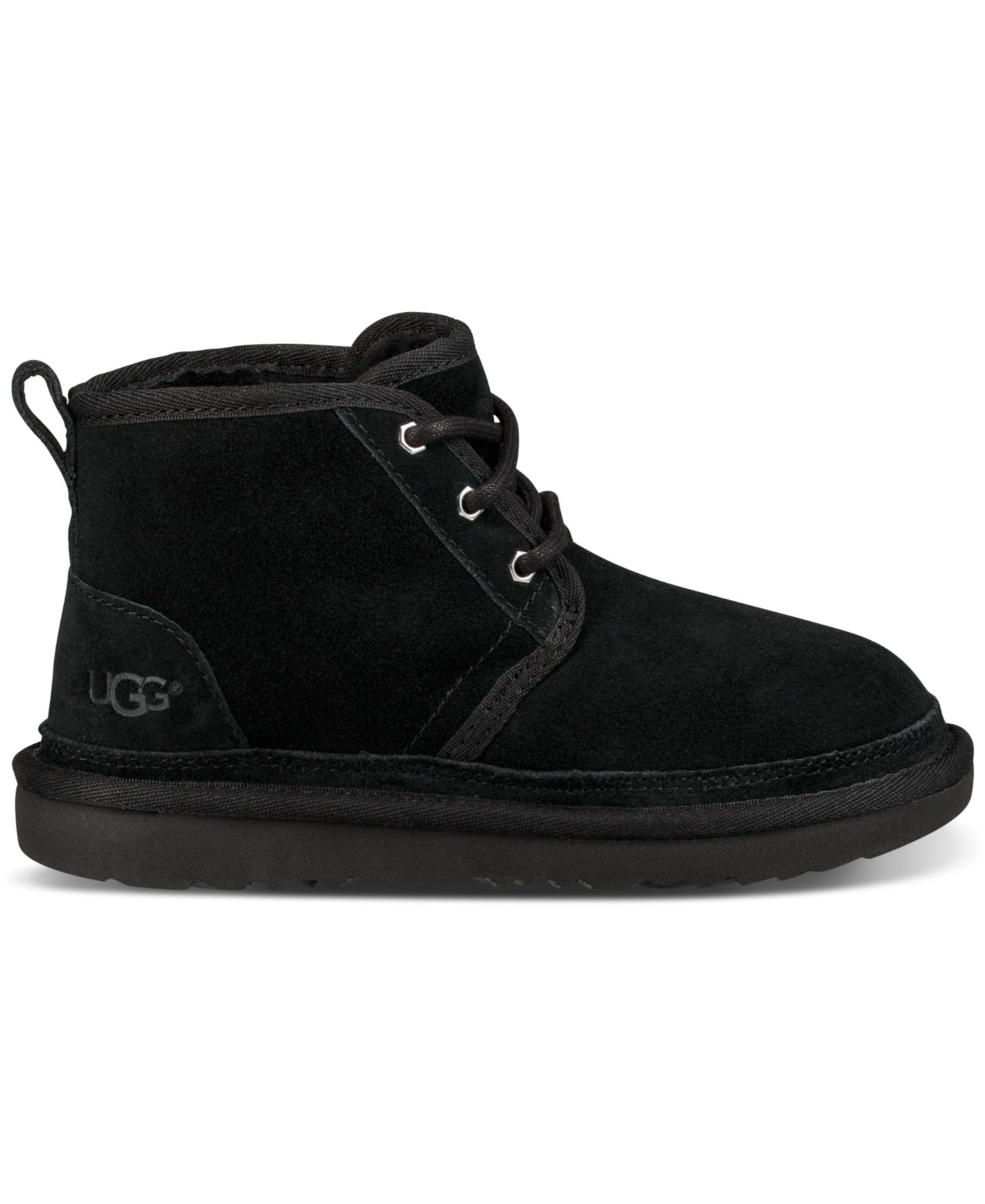 Ботинки UGG® Neumel II Lace-Up Booties для девочек, цвет: Чёрный — фото 2