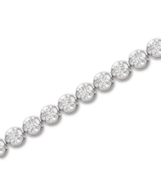 Diamond Tennis Bracelet (1-1/10 ct. t.w.) in 14k White Gold or 14k Yellow Gold, 8"