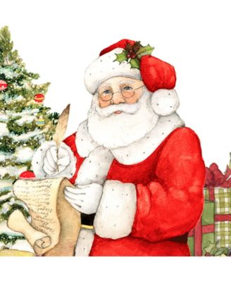 by Susan Winget Classic Christmas Wish List Santa Wall and Door Decor