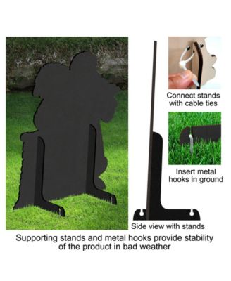 by Susan Winget Dark Night Presents Santa Outdoor, Wall and Lawn Decor