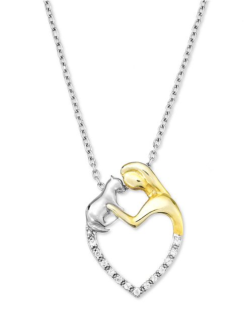 Macy S Aspca Tender Voices Sterling Silver And 10k Gold Plated
