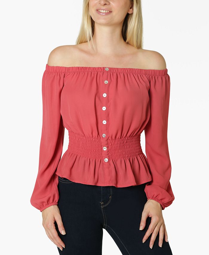 Off the shoulder tops for juniors online