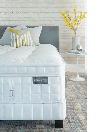 King Koil - Addington 15" Plush Box Pillow Top Mattress Set- Twin