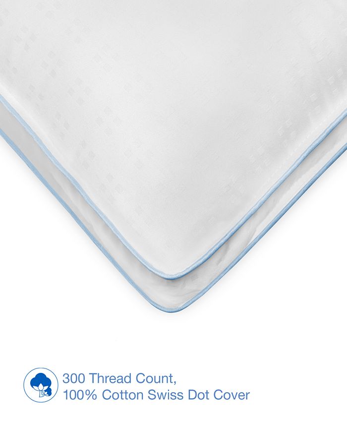 Cool Fusion Firm Density Standard Bed Pillow with Cooling Gel