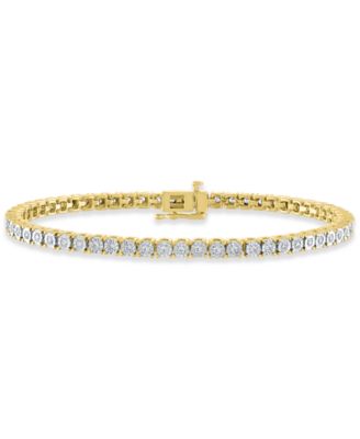 macy's diamond illusion tennis bracelet