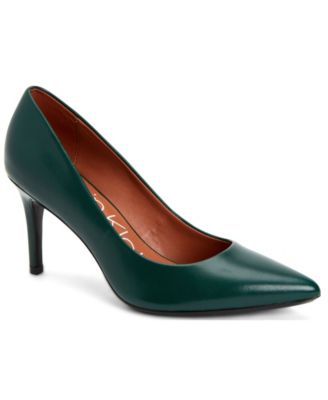 green stilettos