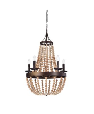 Crelimen 23" 5-Light Indoor Pendant Lamp with Light Kit