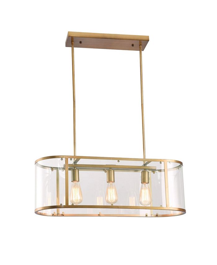 Home Accessories Nefer 29.53" 3Light Indoor Chandelier with Light Kit