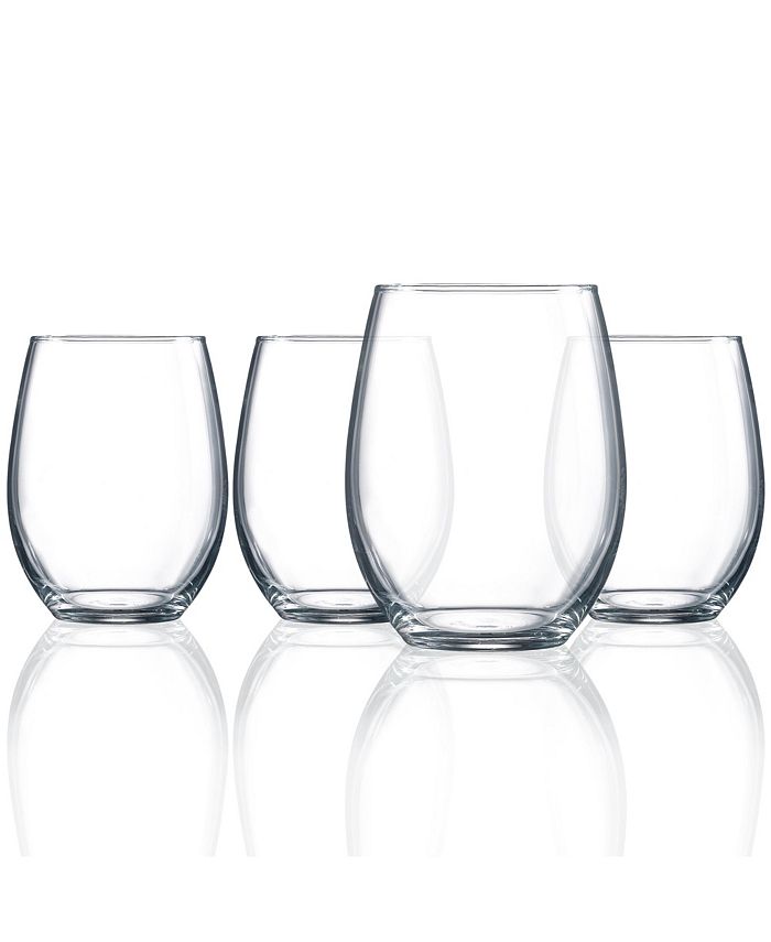 Luminarc 12-piece Stemless Wine Glass Set