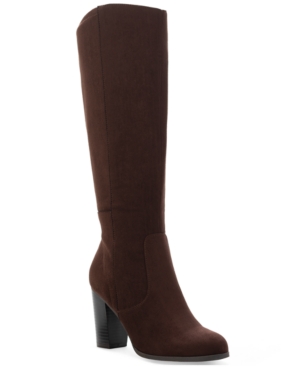image of Style & Co Addyy Wide-Calf Dress Boots, Created for Macy-s Women-s Shoes