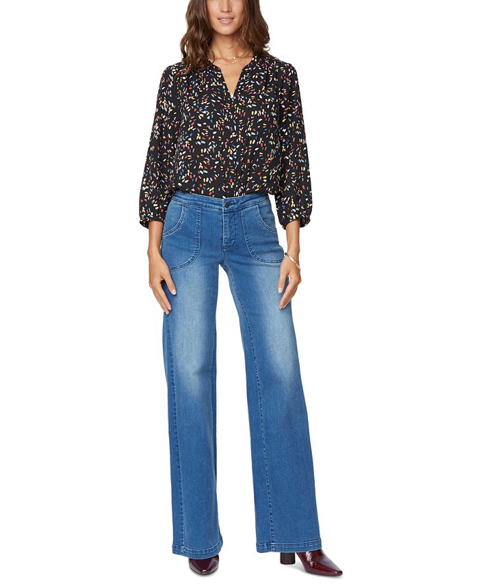 nydj teresa wide leg jeans