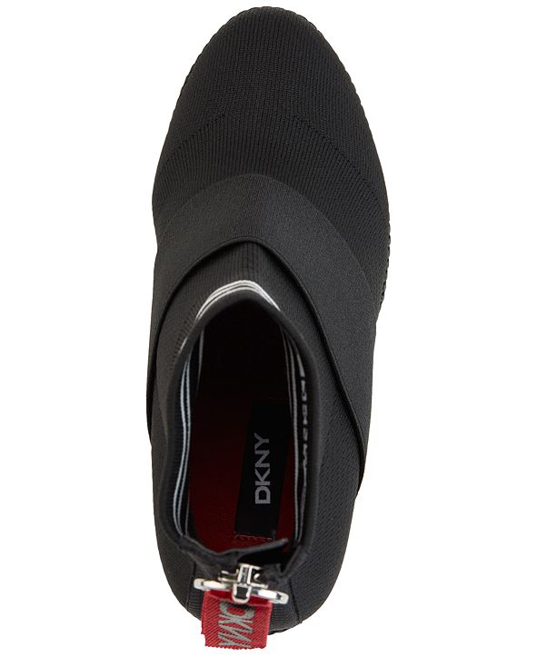 dkny women's warbi wedge sneakers