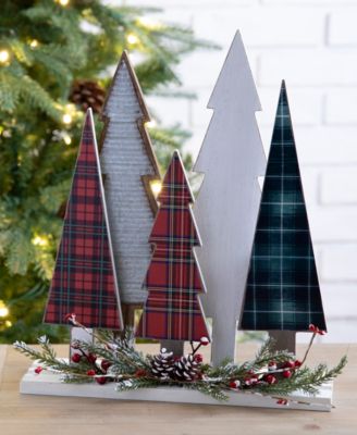 Wooden Christmas Tree Table decor