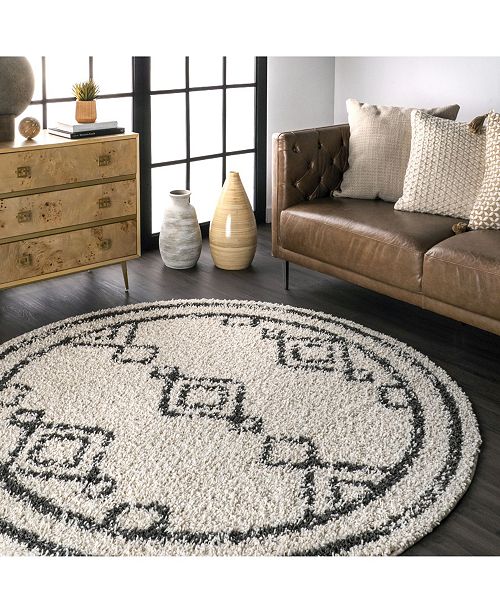 Nuloom Mackie 6 X 6 Round Area Rug Reviews Rugs Macy S