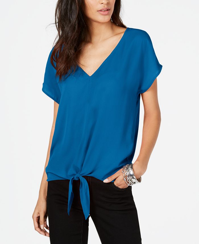 Macy's tie hot sale front top