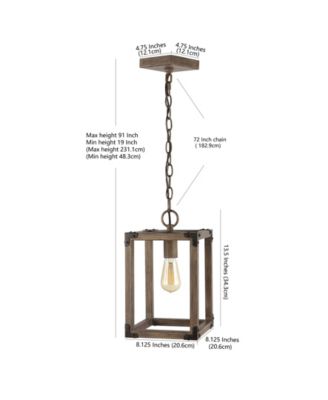 Magnolia Adjustable Rustic Farmhouse LED Pendant