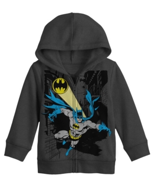 image of Hybrid Batman Costume Full Zip Big Boys Hoodie with Sound Chip